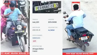 नंबर प्लेट से छेड़छाड़ कर ई-चालान से बचने की कोशिश