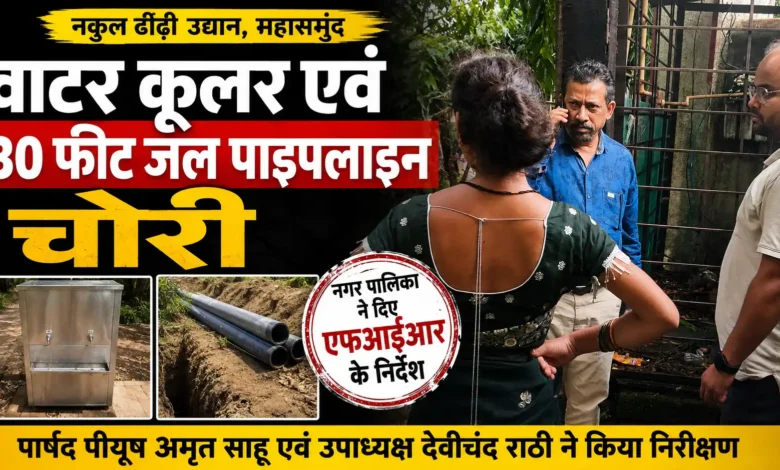 नकुल ढीढ़ी उद्यान में चोरी की घटना