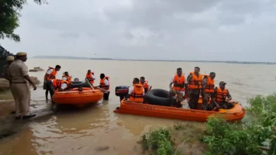 बाढ़ की स्थिति में बचाव और राहत कार्यों का किया गया व्यावहारिक अभ्यास